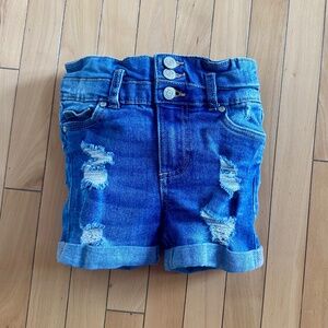 3 for$14 Blue Denim Kids Shorts Urban Kids Size 4 Elastic Waist and Zipper Fly